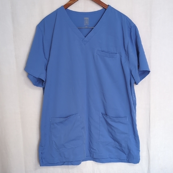 Roth Wear Other - Rothwear Med Couture Insight Men's 3 Pocket Scrub Top Ceil Size Extra Large